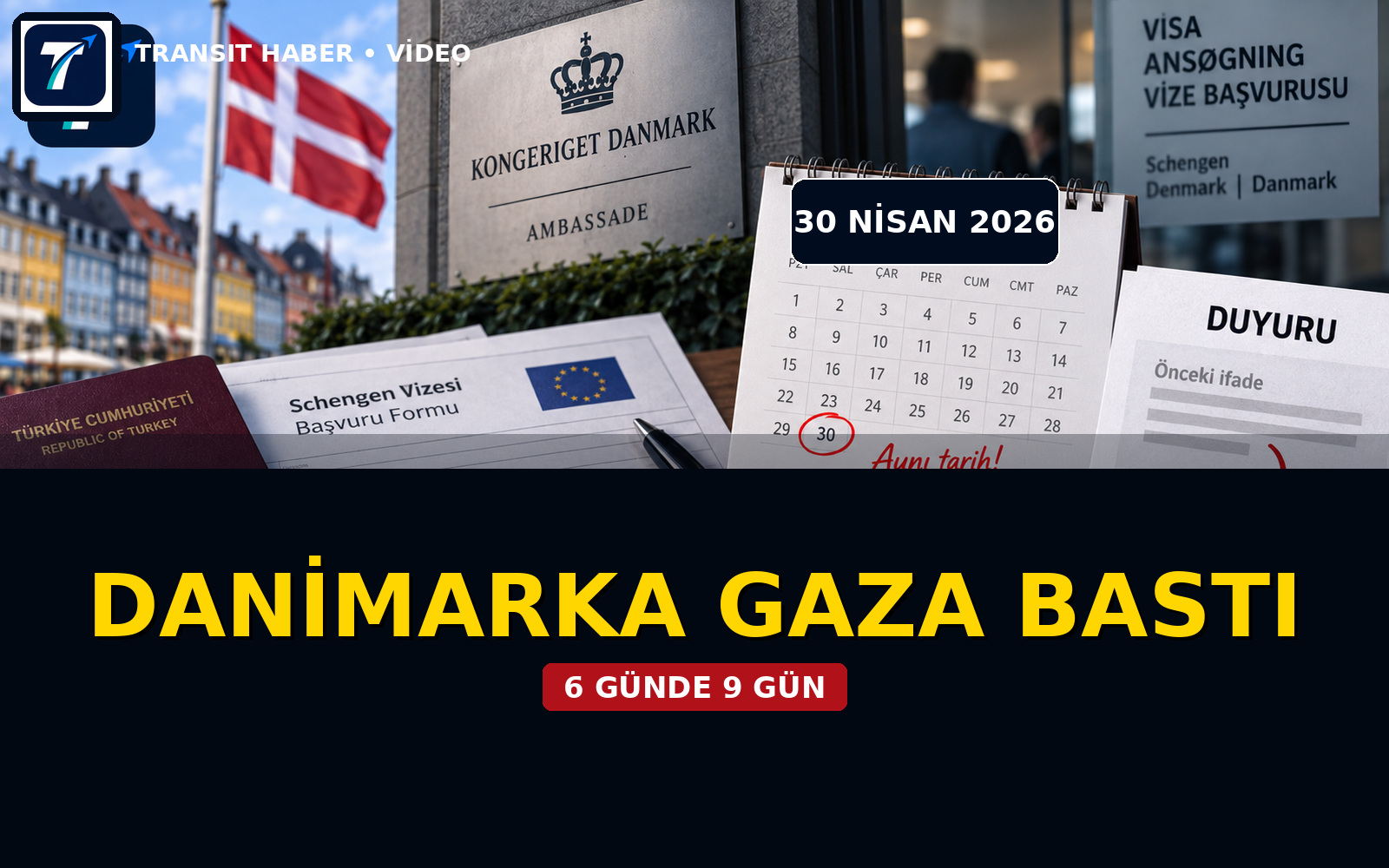 Danimarka gaza bastı
