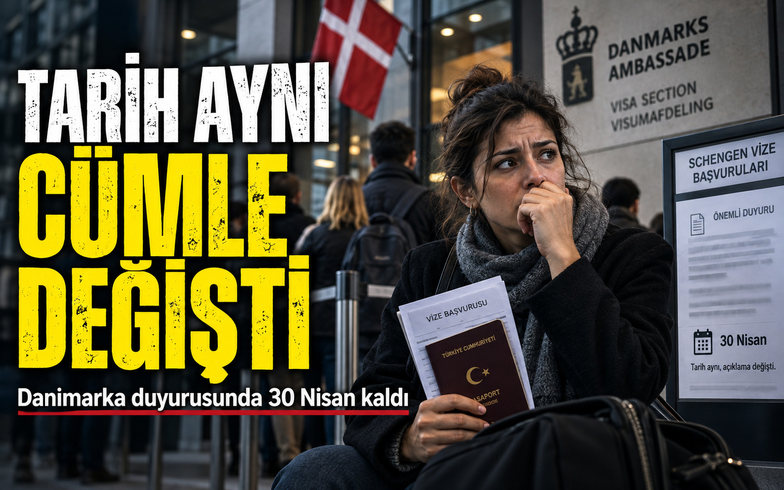 Danimarka’dan Schengen vizesini beklemekten ağaç olanlara başvuranlar bulmacayla yanıt