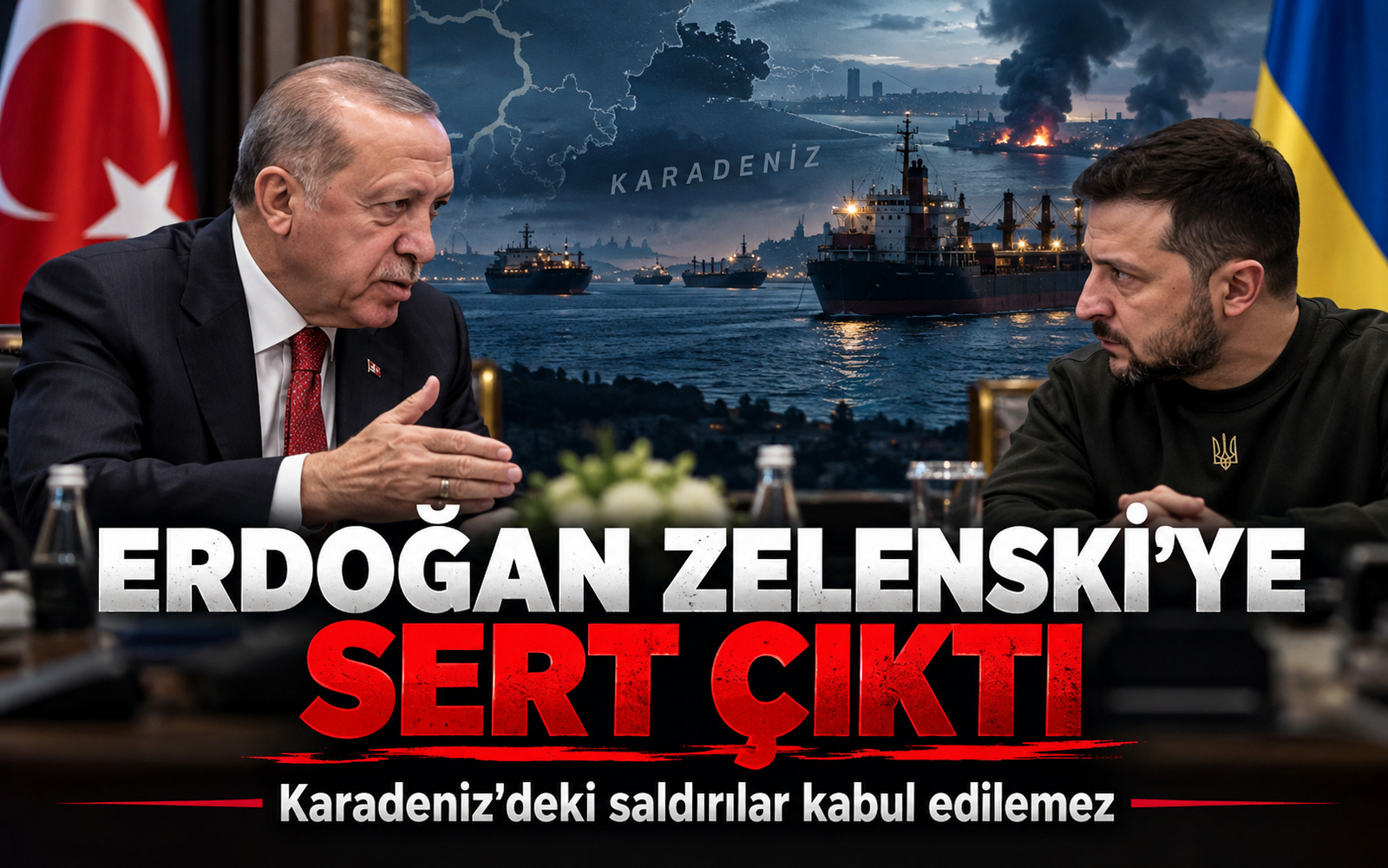Erdoğan Zelenski’ye sert çıktı