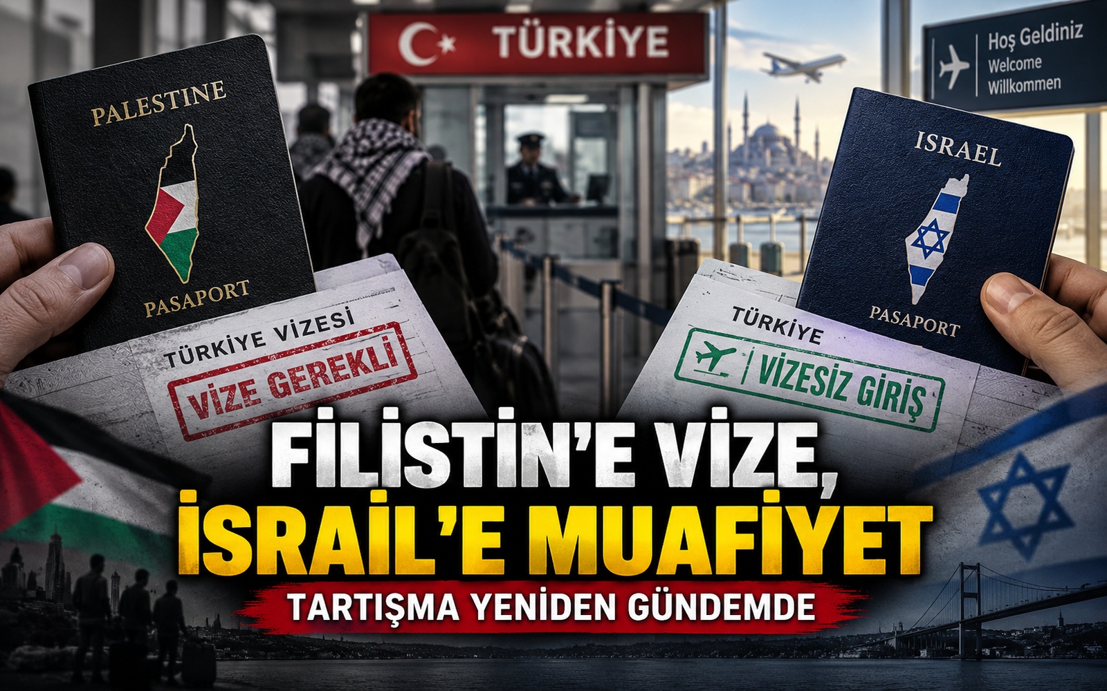 Filistin’e vize.muafiyeti, İsrail’e vize zorunluluğunun zamanı geldi de geçiyor