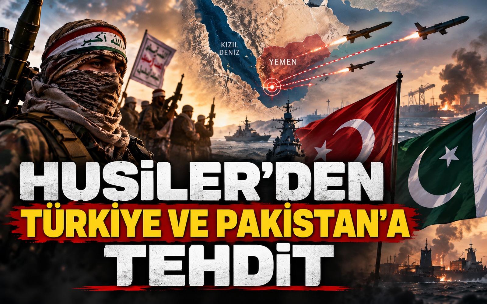 Husiler’den Türkiye ve Pakistan’a tehdit