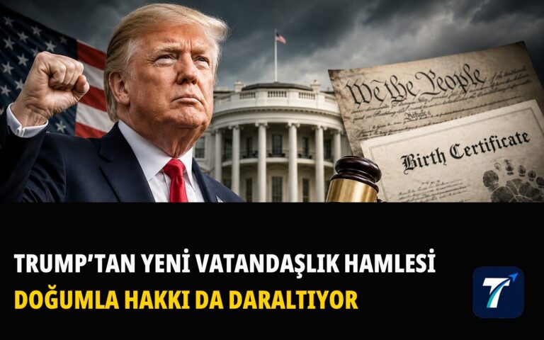 Koskoca ABD başkanı çoluk çocukla uğraşıyor 3 Trump doğumla vatandaşlık kararı