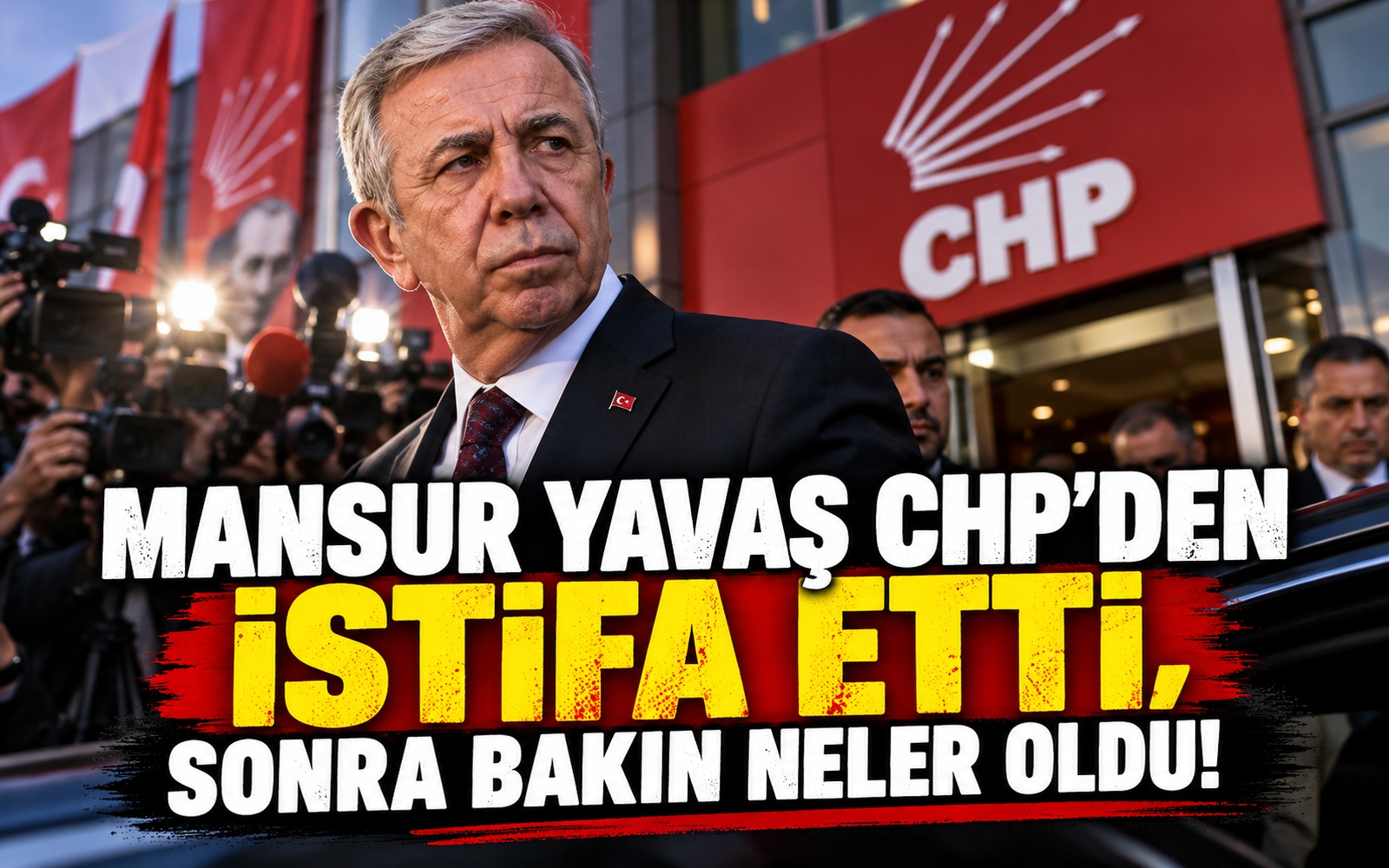 Mansur Yavaş CHP’den istifa edince bakın neler oldu