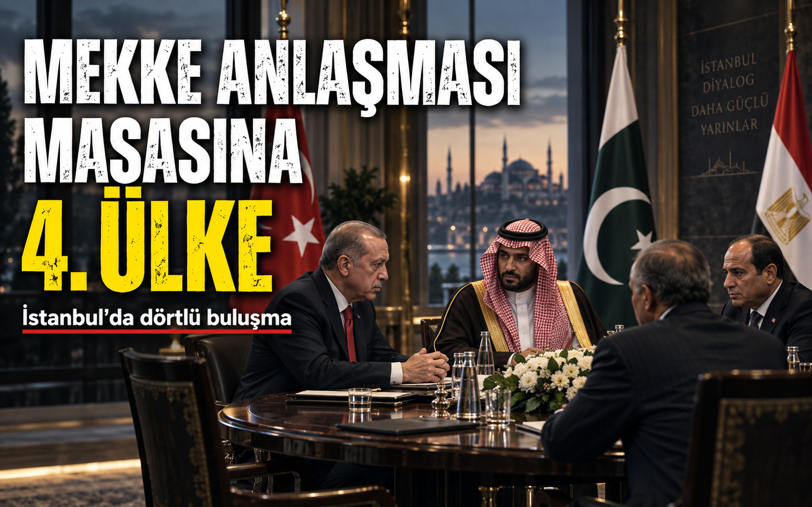 Mekke Anlaşması’nda 4. ülke masaya oturuyor
