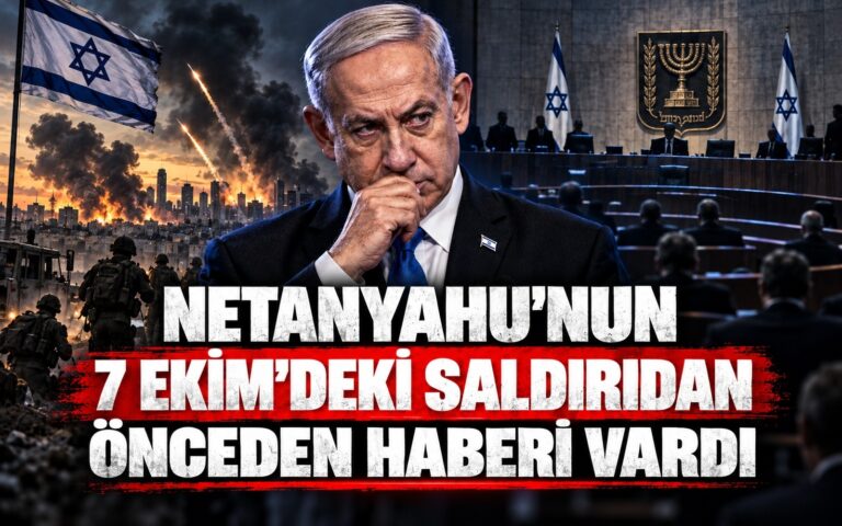 "Netanyahu'nun 7 Ekim'deki saldırıdan önceden haberi vardı" 8 Netanyahu Haaretz davası