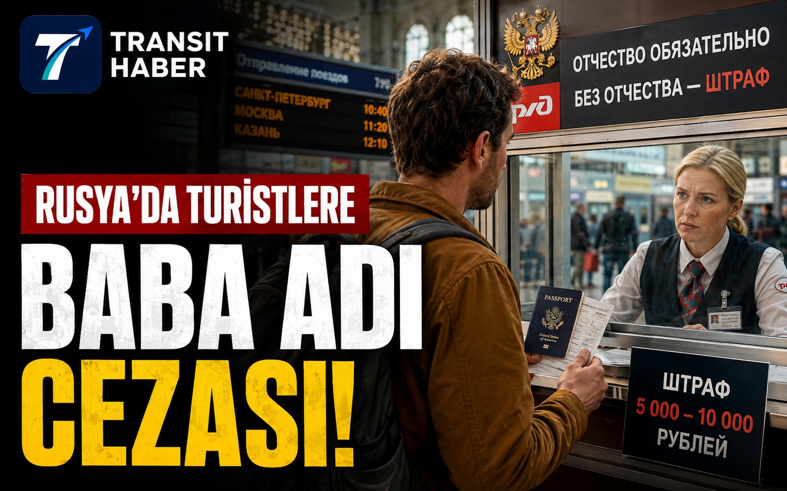 Rusya’da turistlere “baba adı” cezası!