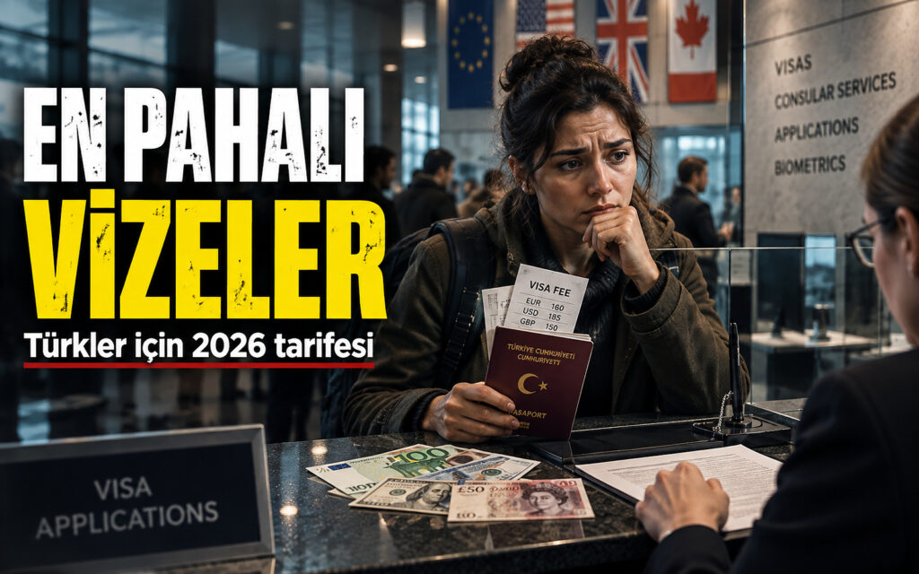 Türkler için en pahalı vizeler 1 Türkler için en pahalı turist vizeleri