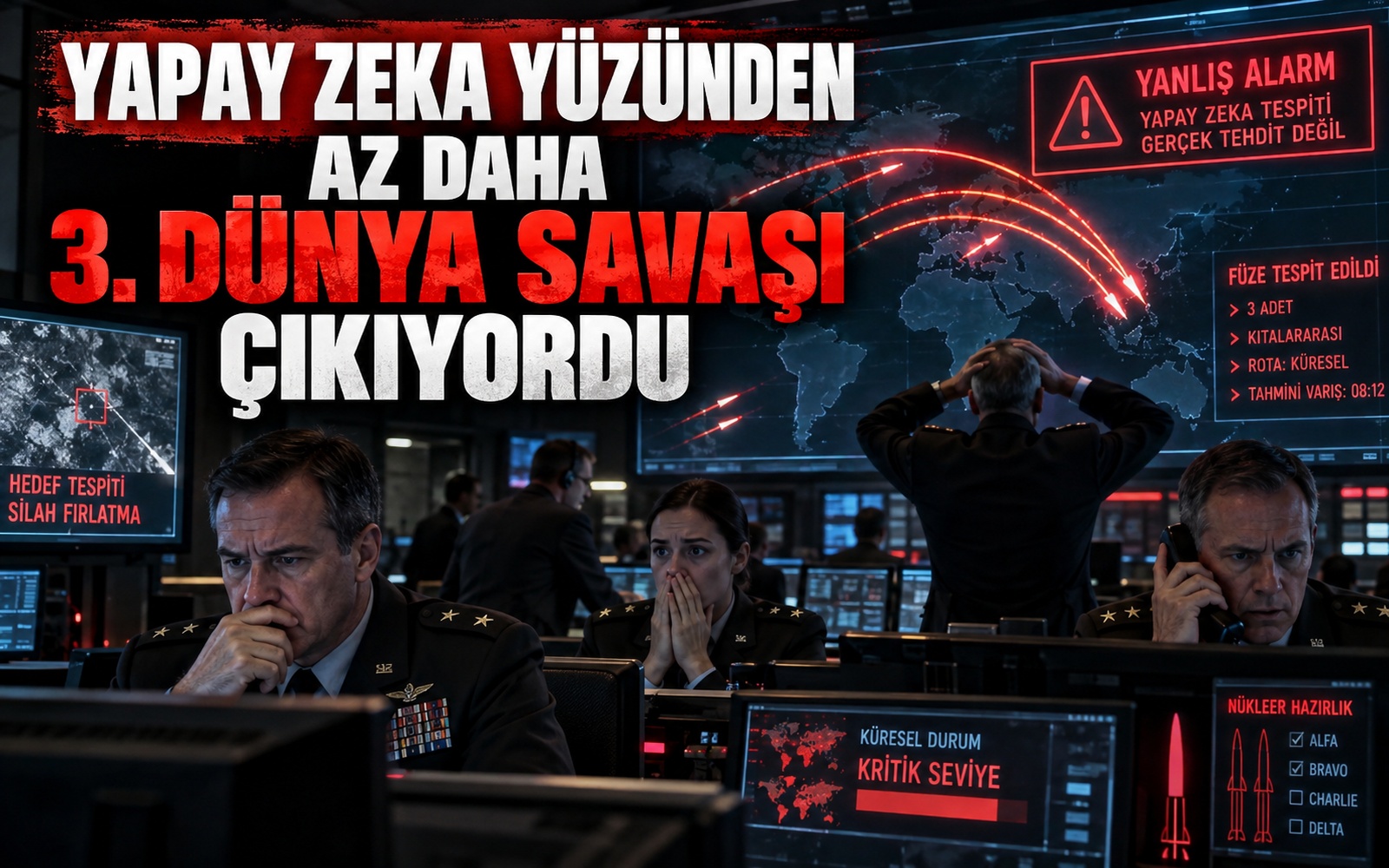 Yapay zeka yüzünden az daha 3. Dünya savaşı çıkıyordu