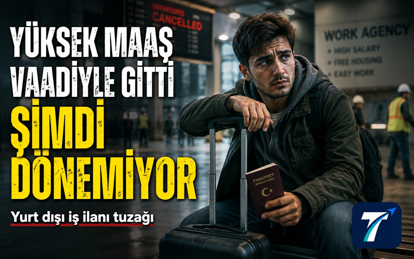 Yüksek maaş vaadiyle yurt dışına gitti, şimdi dönemiyor