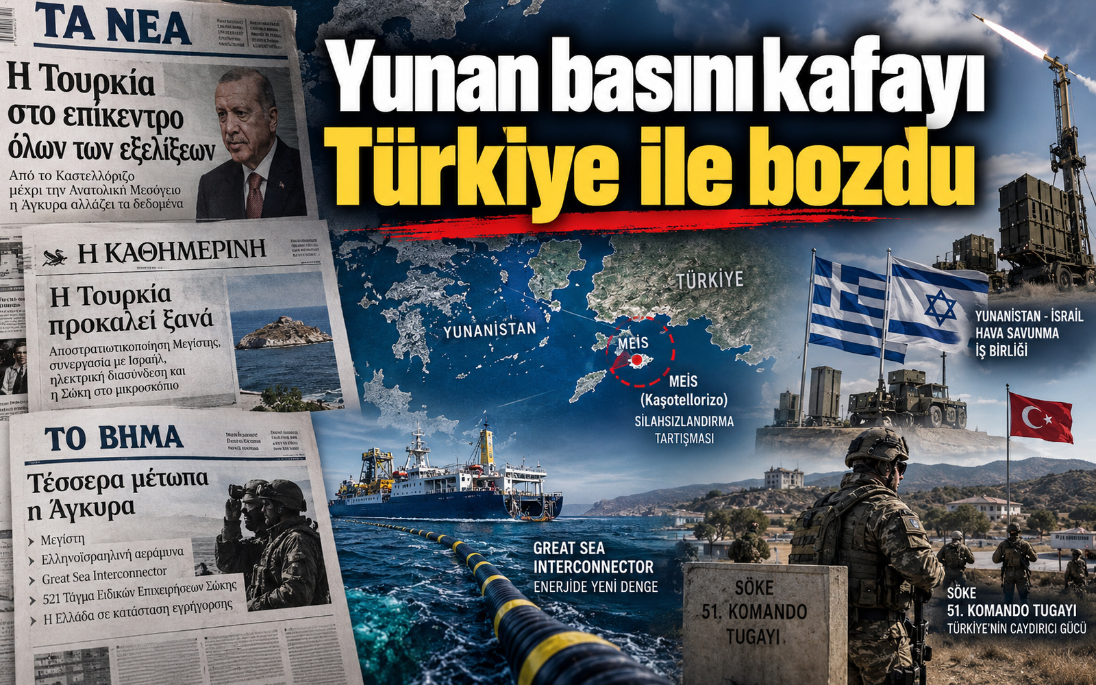 Yunan basını kafayı Türkiye ile bozdu