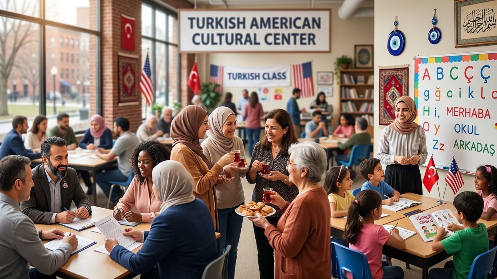 ABD'de Türk toplum kuruluşları ve Türkçe eğitim: dernekler, kültür merkezleri ve dersler 1 ABD'de Türk toplum kuruluşları ve Türkçe eğitim