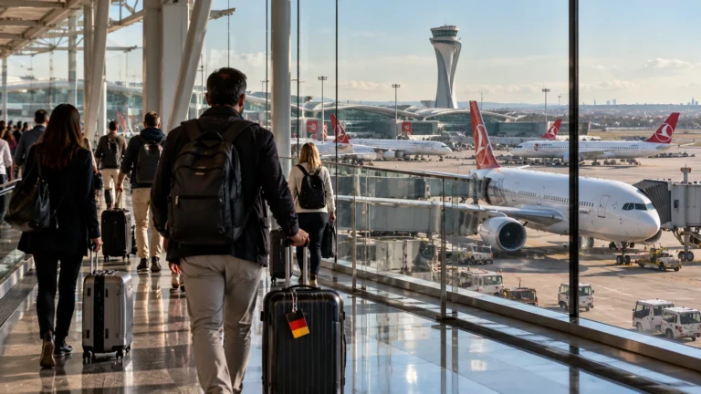 Almanya çıkışlı Asya hava trafiğinde yön değişti: Türkiye ve Körfez’in payı büyüdü