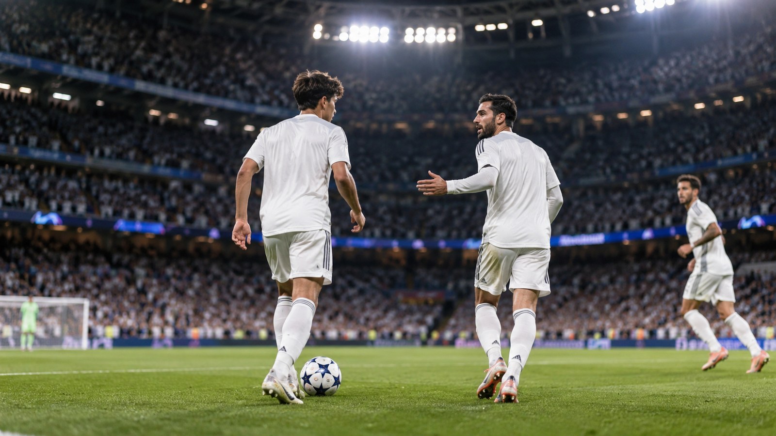 Arda Güler için orta sahada top süren futbolcu