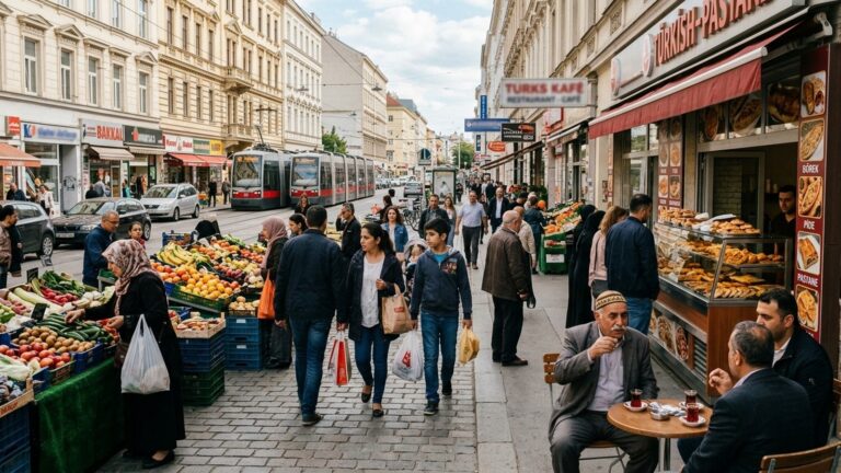 Viyana Favoriten, Avusturya’daki Türk yerleşiminin en görünür adreslerinden biri 5 Avusturya Türk yerleşim merkezleri