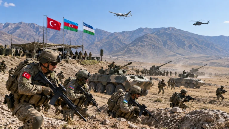 Türkiye, Azerbaycan ve Özbekistan 3.500’den fazla askerle aynı tatbikatta: 9 ülke izledi