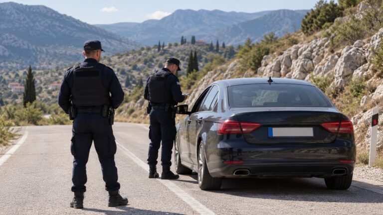 Bosna Hersek’te üç Türk vatandaşını taşıyan araç durduruldu, Türk sürücü gözaltında