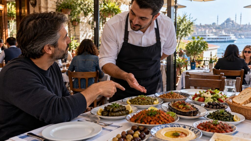 comer vegetariano o vegano en Turquía
