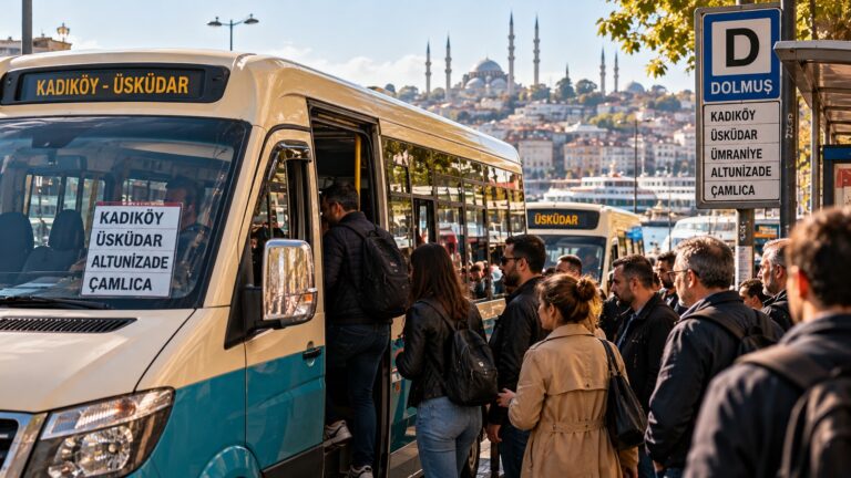 dolmuş y minibús en Turquía