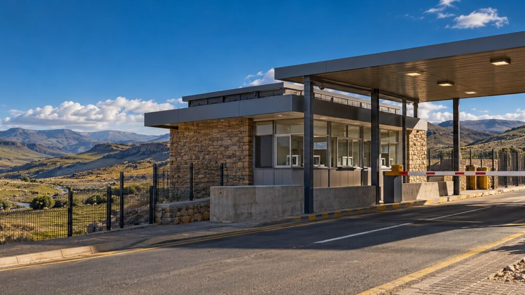 Güney Afrika'da pasaport soruşturması için Lesotho sınırında temsili kontrol noktası
