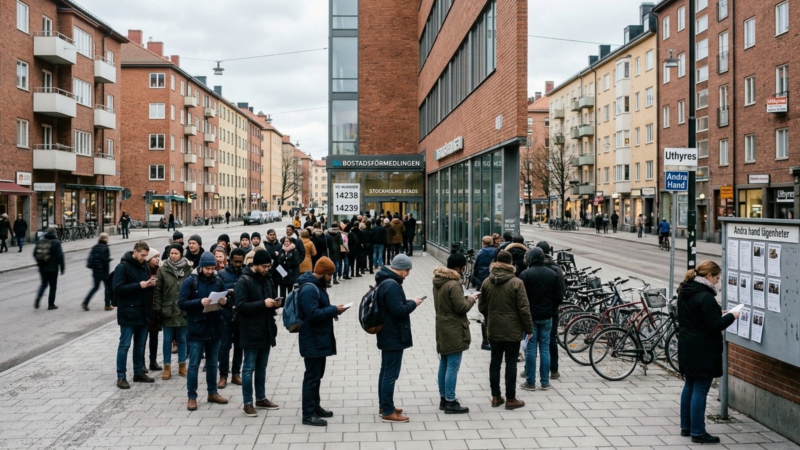 Stockholm’da kiralık konut kuyruğu 915 bin kişiyi geçti: Ortalama bekleme 9 yıl 1 İsveç konut kuyruğu