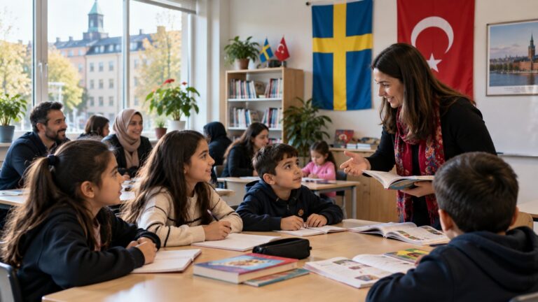 İsveç’te Türkçe için üç ayrı yol: Okul dersi, çevrim içi sınıf ve 30 haftalık yeni program 1 İsveç Türkçe eğitimi