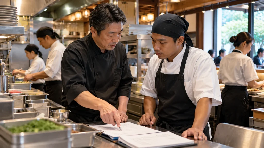 Japonya’da yabancı restoran işçisi belgesi askıda: Çalışanlar büyük kentlere yöneldi 1 Japonya'da restoran işçisi alımı üzerine mesleki belge görüşmesi