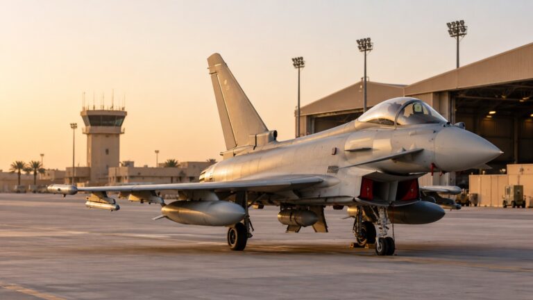 Katar'dan Eurofighter alımı gündeminde Eurofighter Typhoon savaş uçağı
