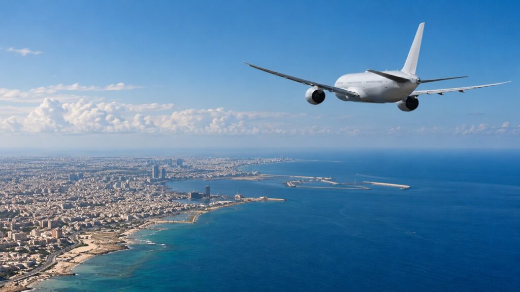 Libya hava sahası üzerinde uluslararası transit uçuş güzergâhları