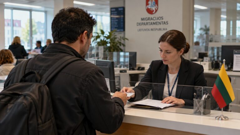 Litvanya oturum izni ücreti hakkında göç idaresinde başvuru işlemi