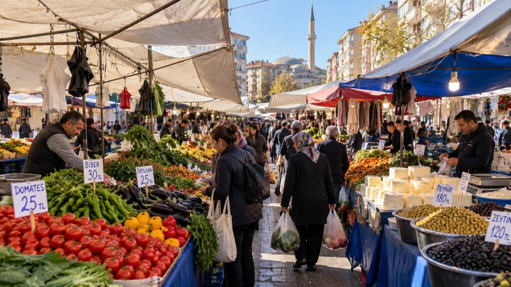 mercados de barrio en Estambul