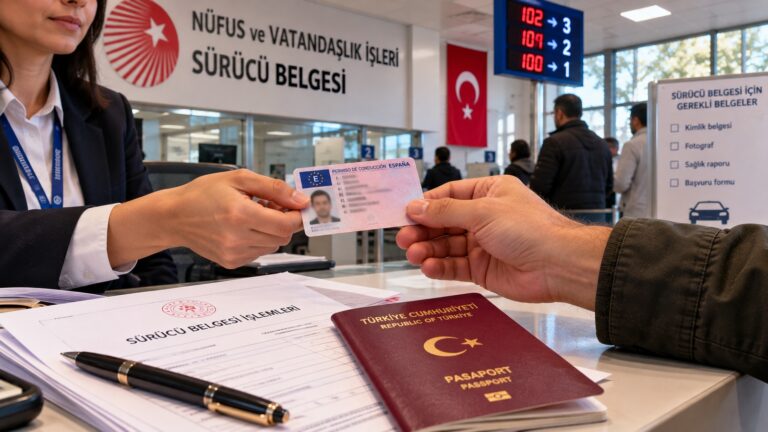 permiso de conducir español en Turquía para residentes
