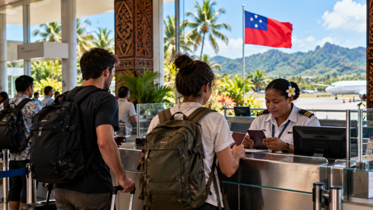 Samoa’ya giden Türkler 90 gün vizeden muaf: Çalışmak için ayrı izin gerekiyor