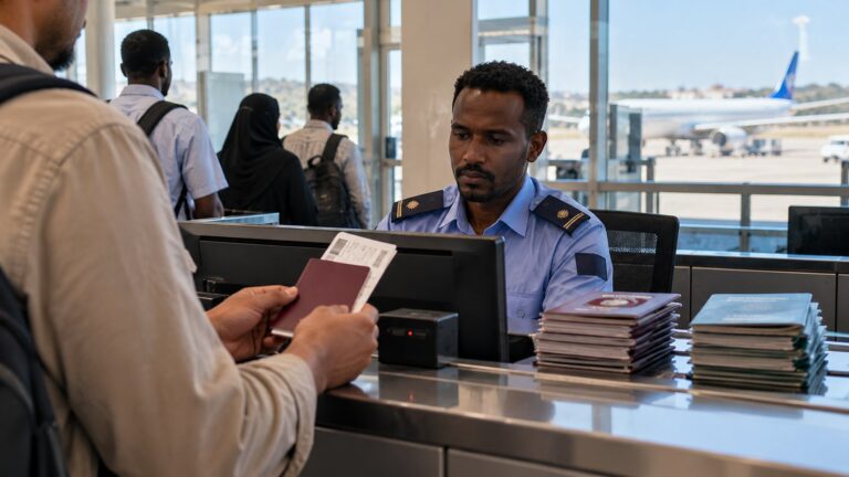 Somali e-vizesi ve Hargeisa havalimanında vize kontrolü