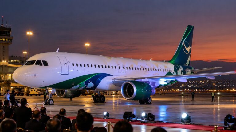 Syrian Airlines yeni uçak boyası