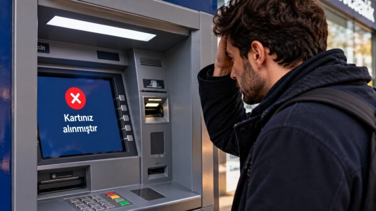 tarjeta retenida en un cajero en Turquía