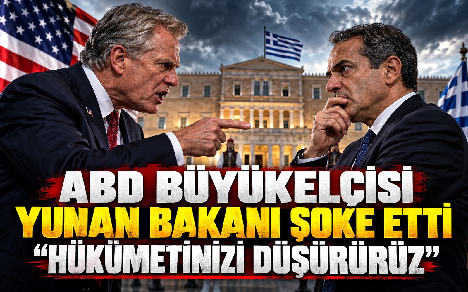 ABD Büyükelçisi Yunan bakanı şoke etti: Hükümetinizi düşürürüz