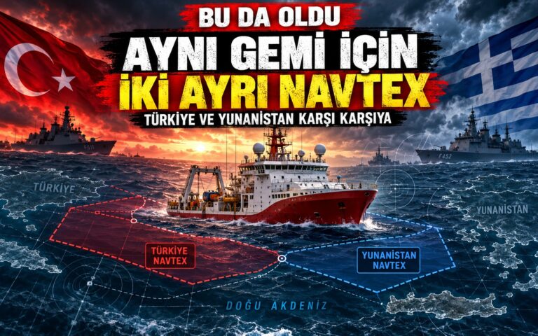 Bu da oldu: Türkiye ve Yunanistan aynı gemi için ayrı NAVTEX yayımladı 5 Türkiye Yunanistan NAVTEX