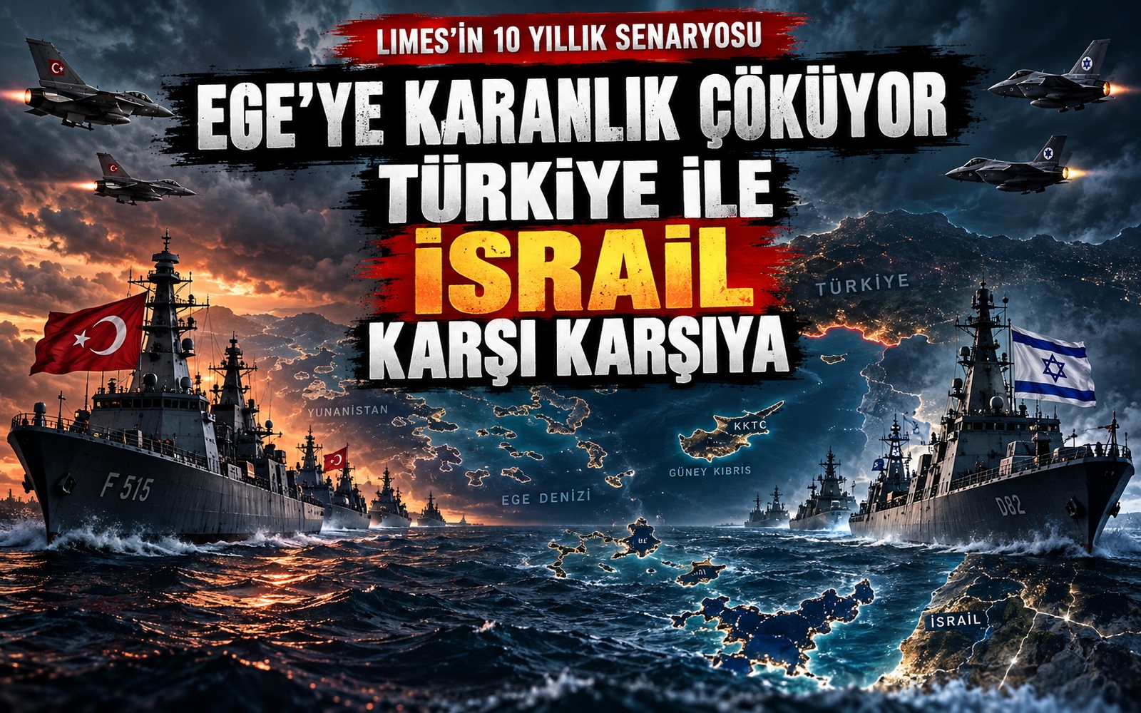 Ege’ye karanlık çöküyor: Türkiye ile İsrail karşı karşıya gelecek