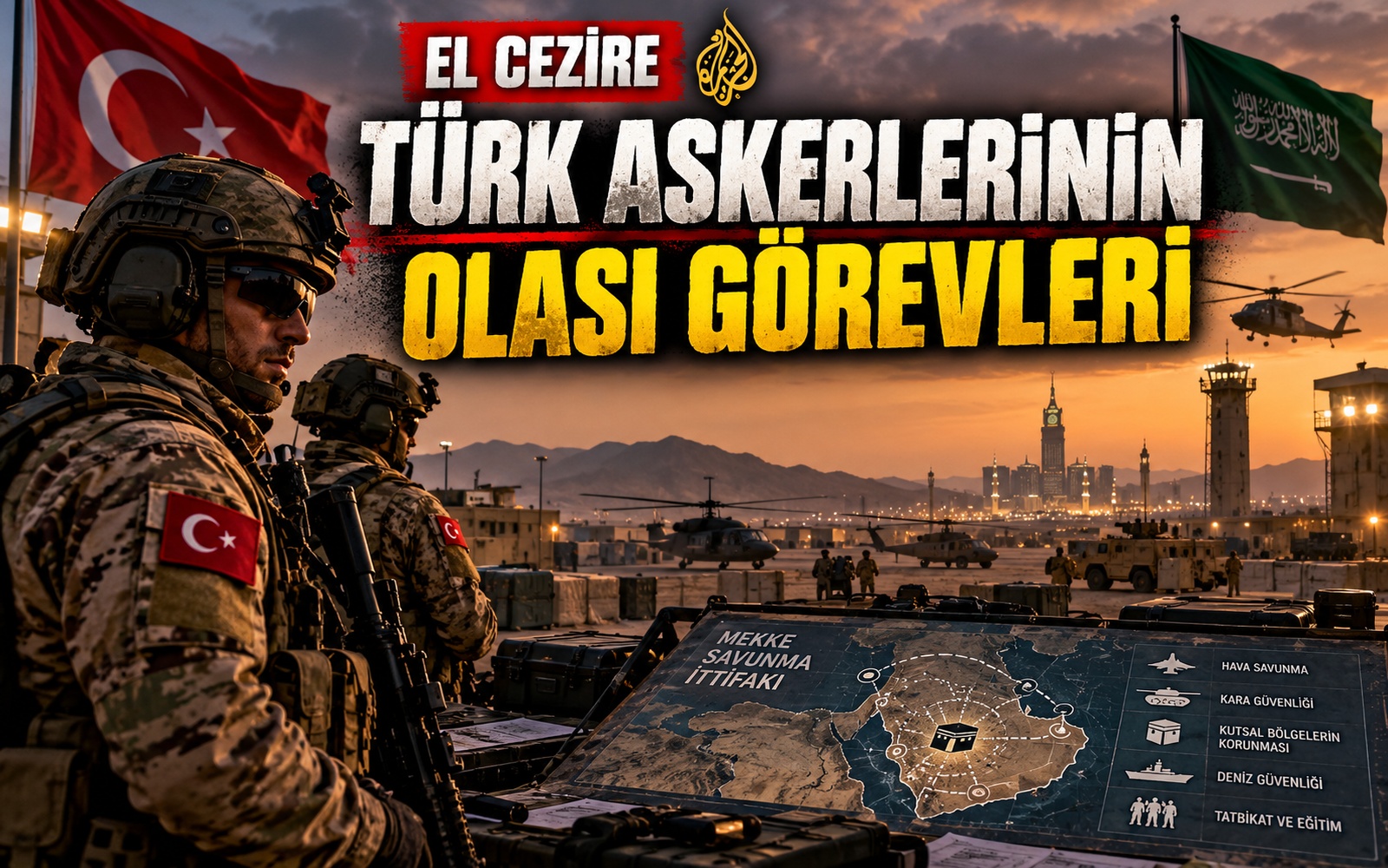 El Cezire yazarı, Türk askerlerinin Suudi Arabistan’daki olası görevlerini sıraladı