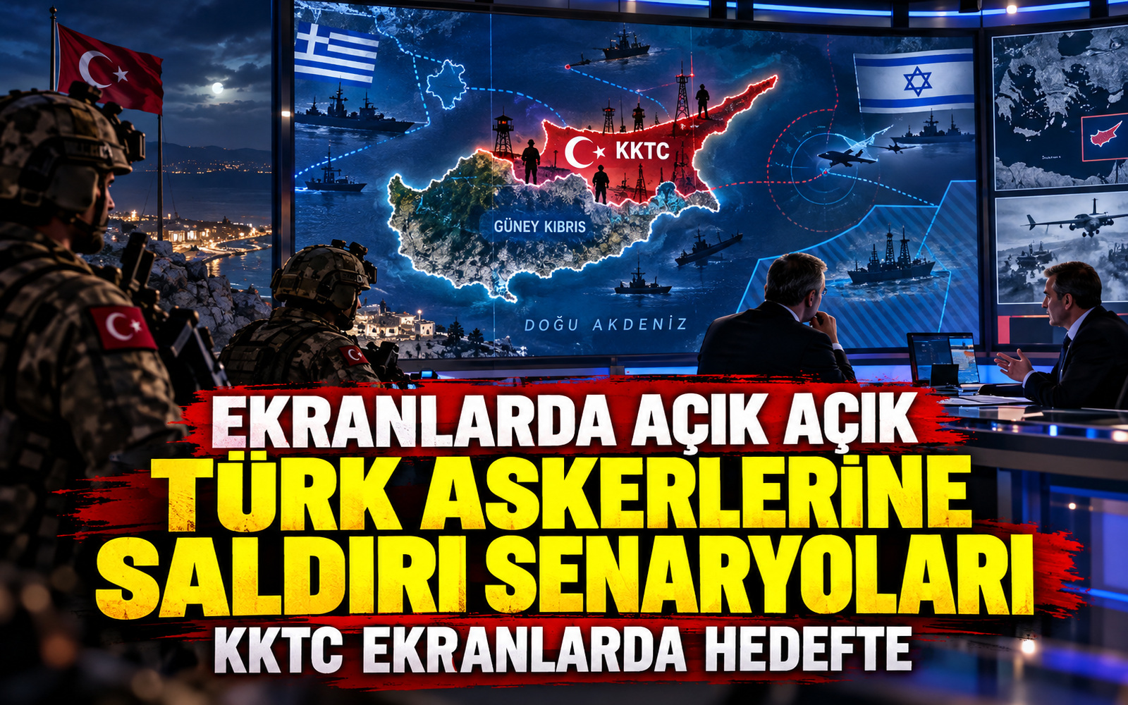 Ekranlarda açık açık Türk askerlerine saldırı senaryoları konuşuluyor