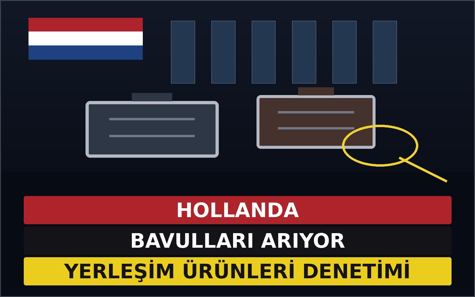 Hollanda İsrailli yolcuların bavullarını aramaya başladı