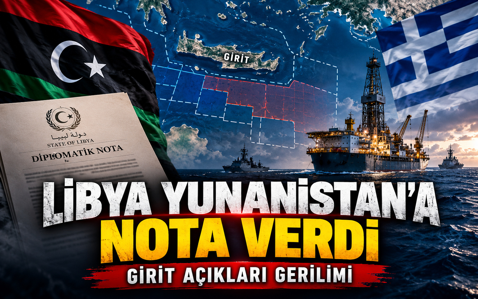 Libya Yunanistan’a nota verdi