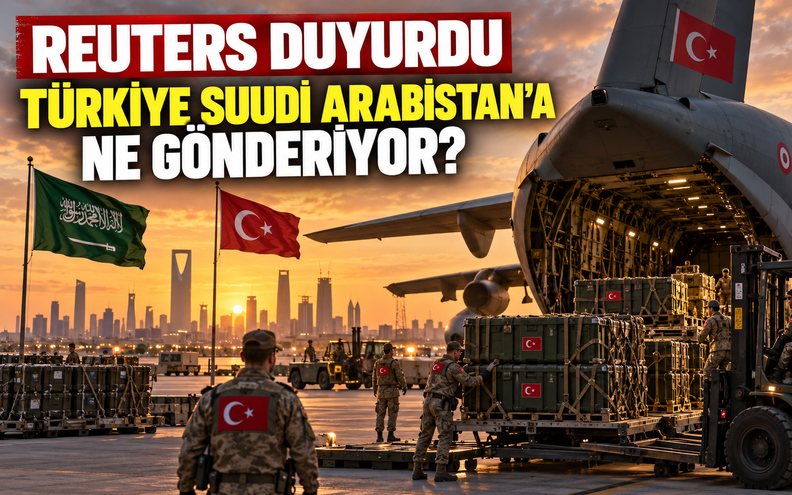 Reuters Türkiye’nin Suudi Arabistan’a göndereceklerini duyurdu