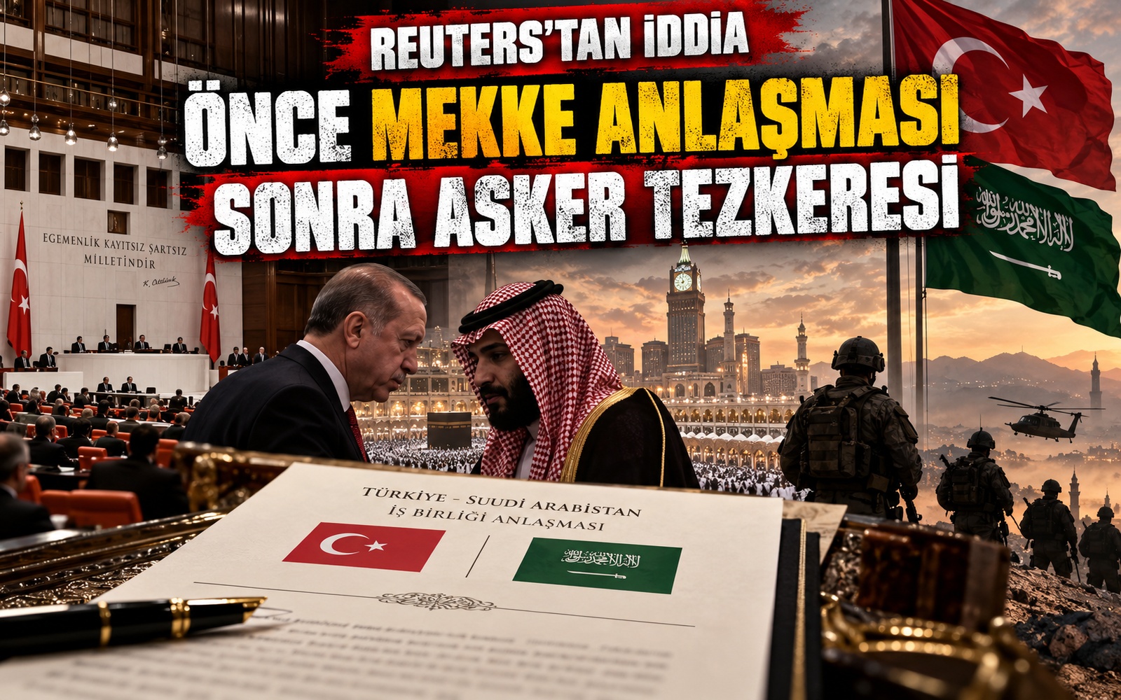 Reuters’tan dikkat çeken iddia: Önce Mekke Anlaşması, sonra asker tezkeresi