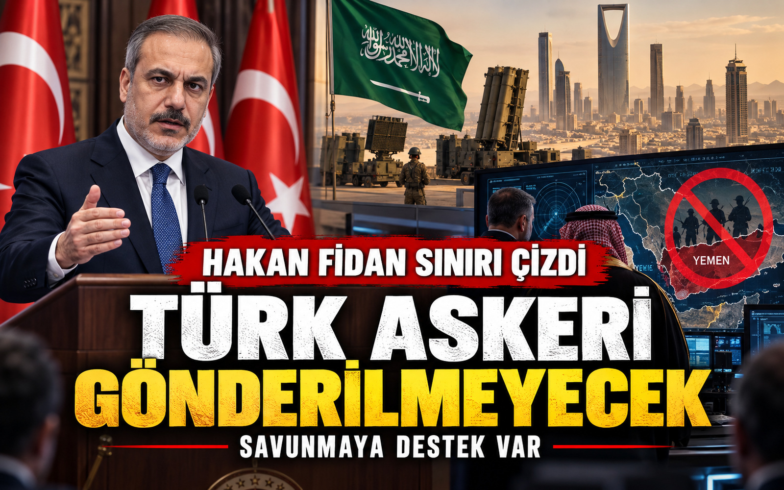 Türk askeri gönderilmeyecek