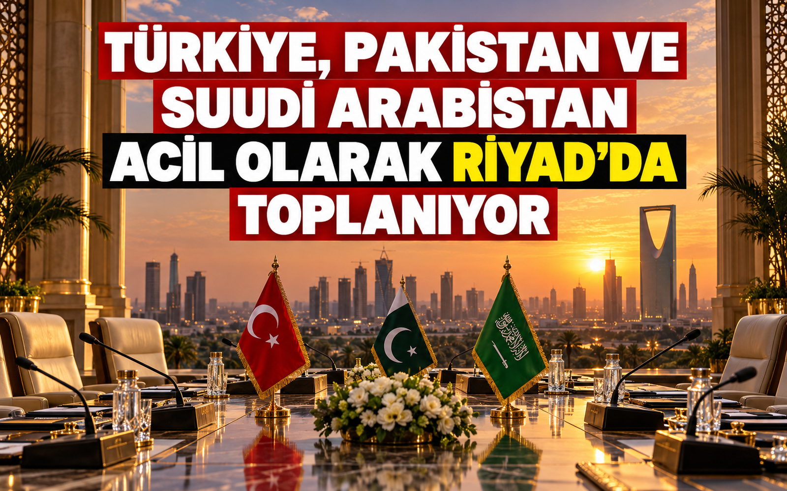 Türkiye, Pakistan ve Suudi Arabistan acil olarak Riyad’da toplanıyor