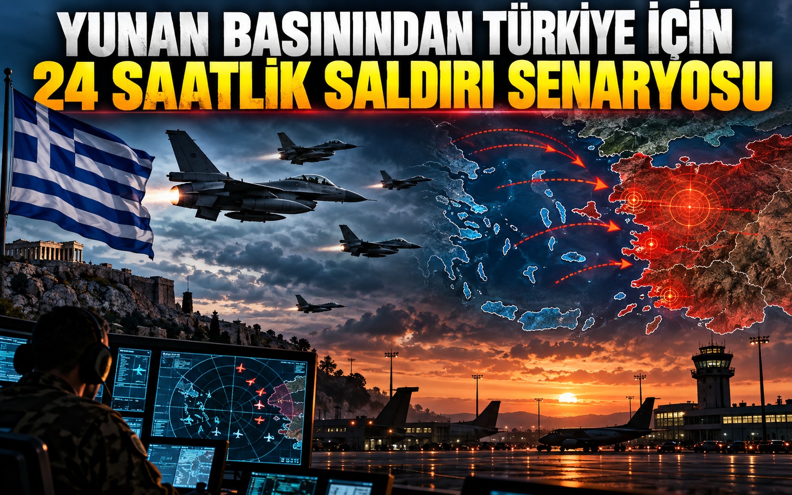 Yunan basınından Türkiye için 24 saatlik saldırı senaryosu