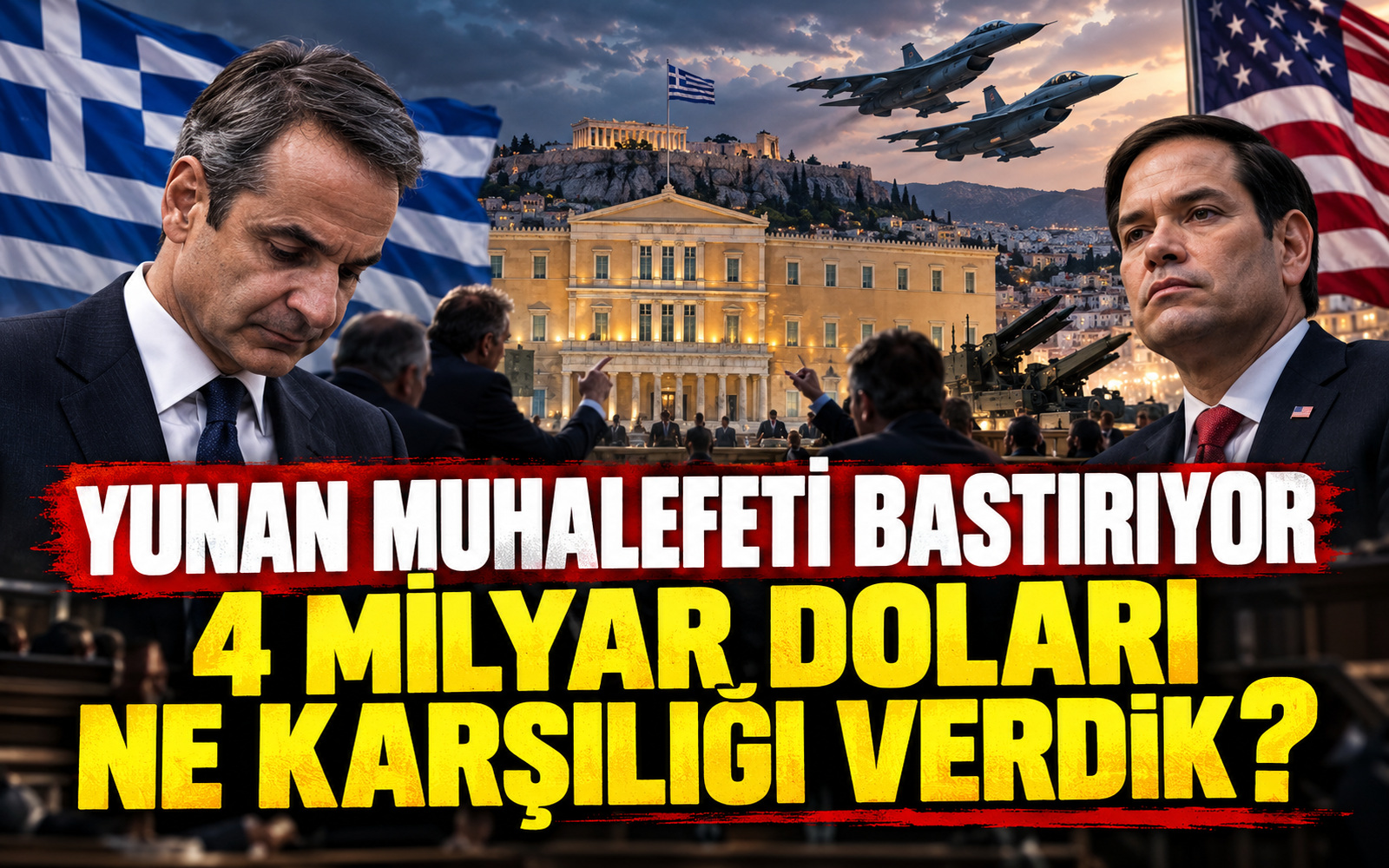 Yunan muhalefeti bastırıyor: 4 milyar doları ne karşılığı verdik?