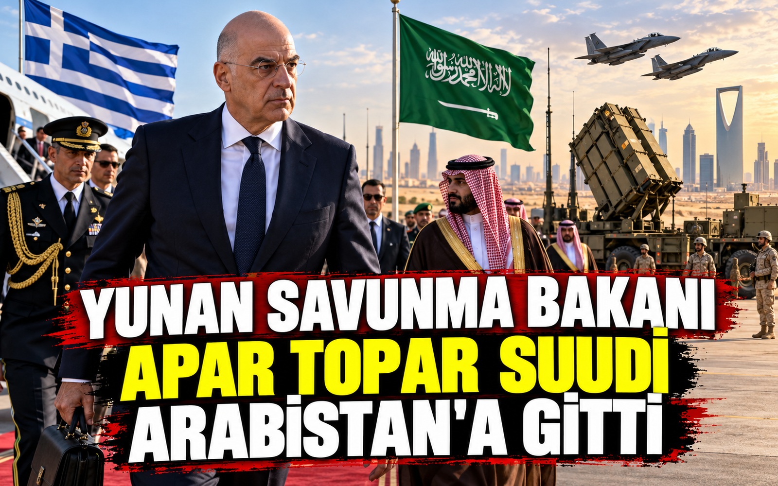 Yunan Savunma Bakanı apar topar Suudi Arabistan’a gitti