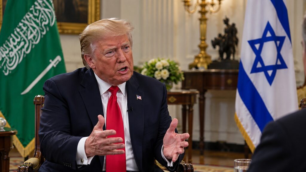 Trump’tan Suudi Arabistan ve İsrail çıkışı: “Ben olmasaydım ikisi de olmazdı” 1 Trump Suudi Arabistan İsrail açıklaması